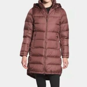 North Face Metropolis III Insulated H2Oproof Marron/Purple Puffer Parka Sz 1X